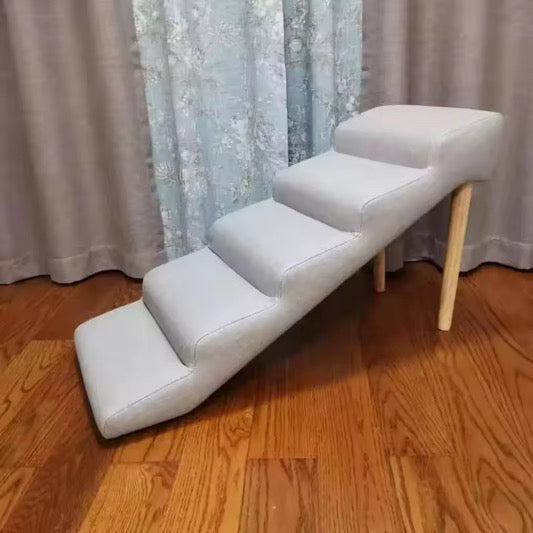 Linen Leather Pet Stairs