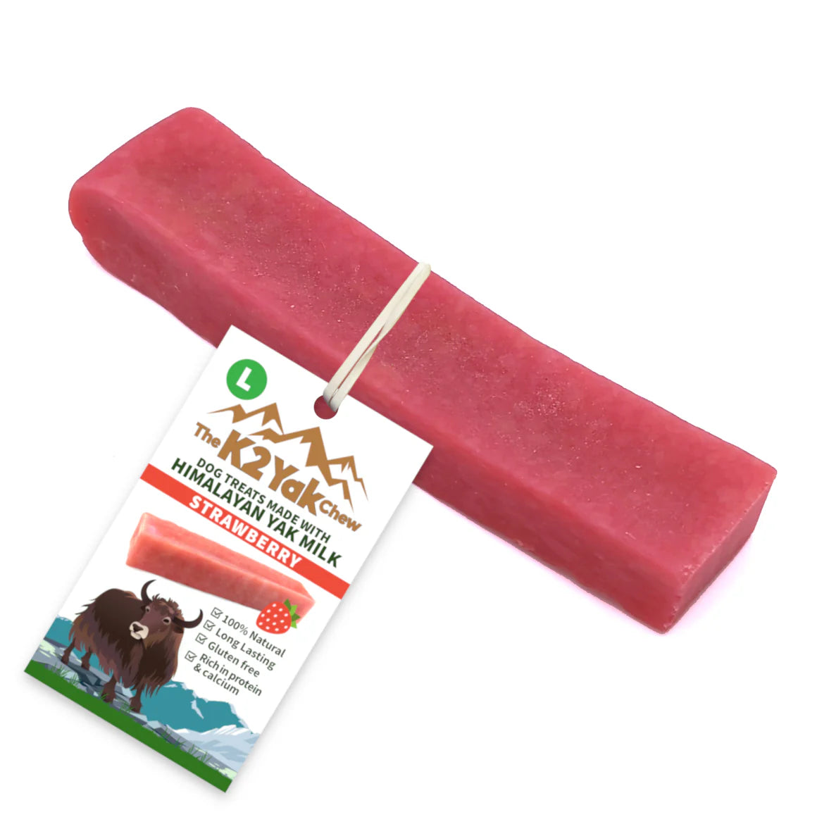 Strawberry Yak Dog Chew