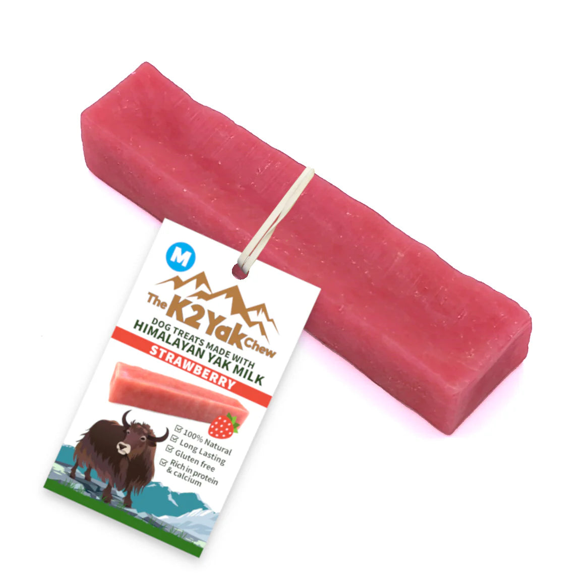 Strawberry Yak Dog Chew