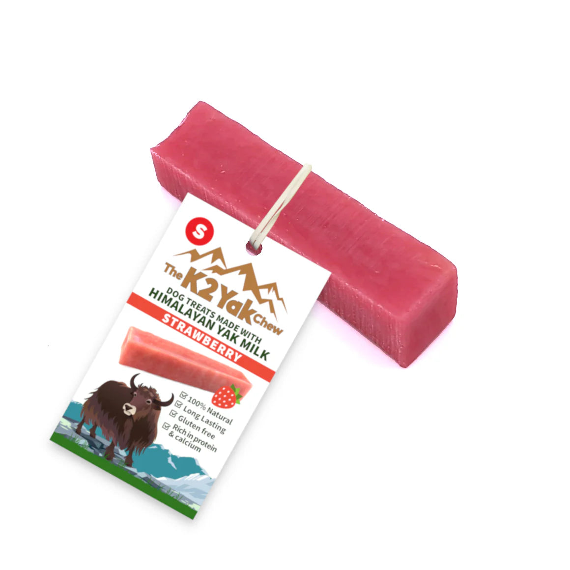 Strawberry Yak Dog Chew
