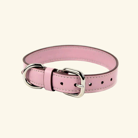 Carlotta Leather Collar Opale